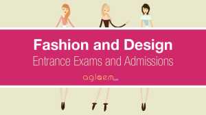 Fashion And Design Entrance Exams 2024