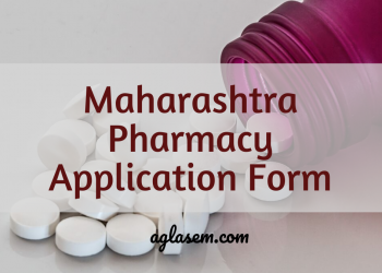 Maharashtra Pharmacy Application Form 2020