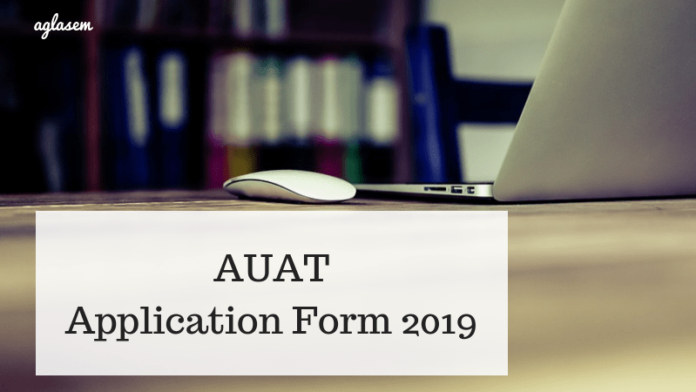 AUAT Application Form 2019_aglasem AUAT Application Form 2019