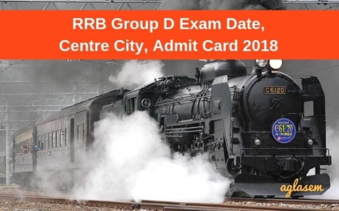 RRB Group D Exam Date Centre City Admit Card 2018 RRB Group D Exam Date Centre City Admit Card 2018