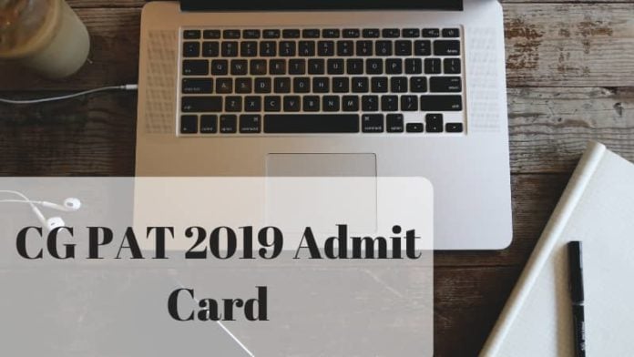 CG PAT 2019 Admit Card-min
