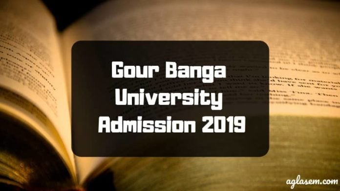 Gour Banga University Admission 2019-min