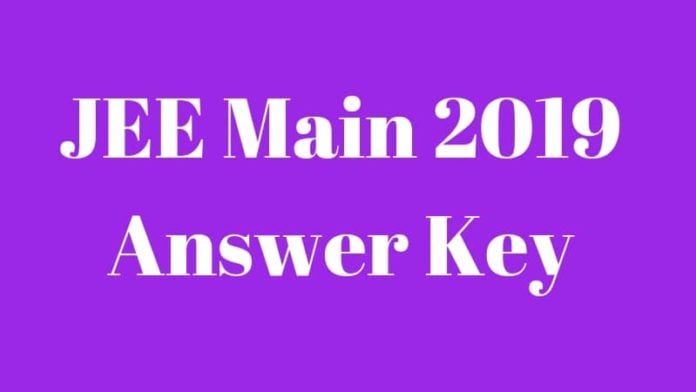 JEE-Main-2019-Answer-Key-Aglasem JEE Main 2019 Answer Key