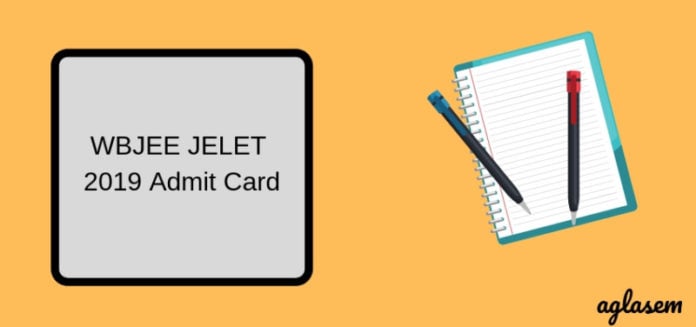 WBJEE JELET 2019 Admit Card