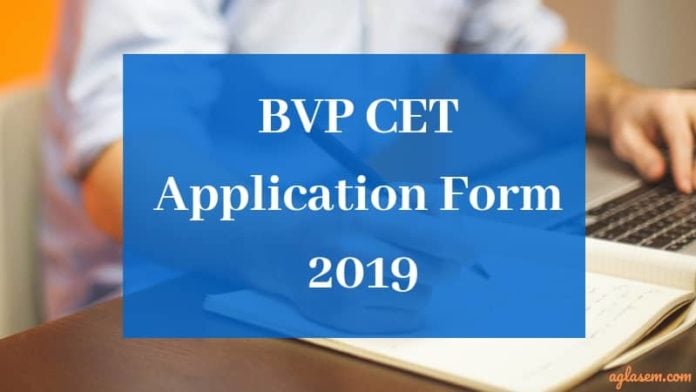 BVP CET 2019 Application Form