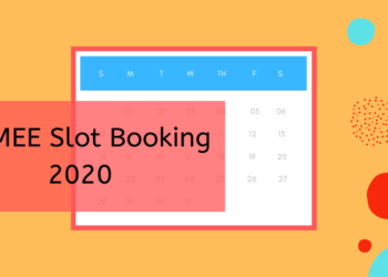 VITMEE 2020 Slot Booking
