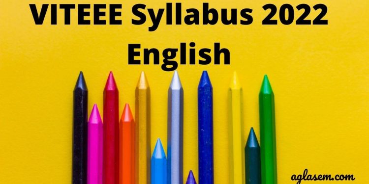 VITEEE Syllabus 2022 for English