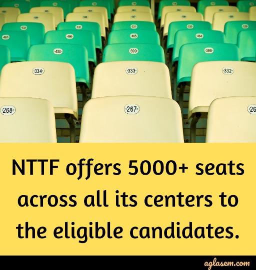 NTTF Seat details