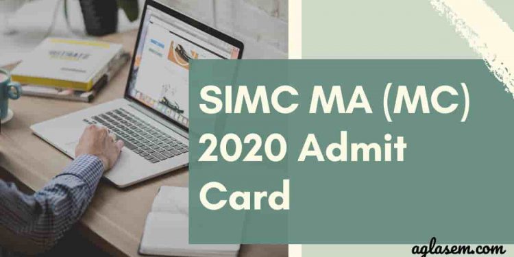 SIMC MA (MC) 2020 Admit Card
