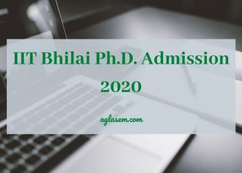 IIT Bhilai Ph.D. Admission 2020