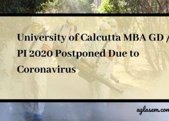 University of Calcutta GD / PI for MBA Admission Postponed