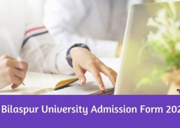 Bilaspur University Admission Form 2020