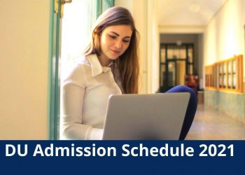DU Admission Schedule 2021