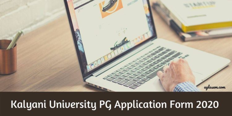 Kalyani University PG Application Form 2020