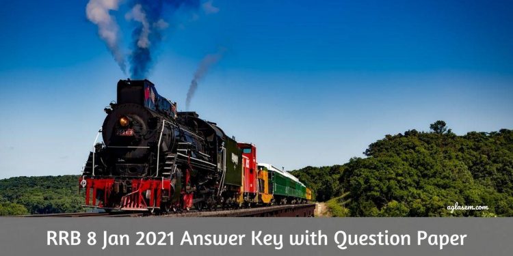 RRB 8 Jan 2021 Answer Key with Question Paper