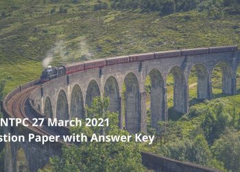 RRB NTPC 27 March 2021 Question Paper with Answer Key