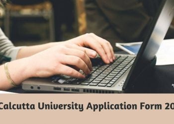Calcutta University Application Form 2021