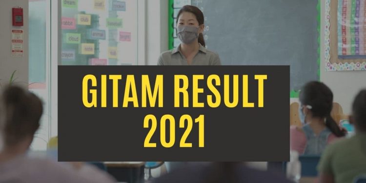 GITAM 2021 Result