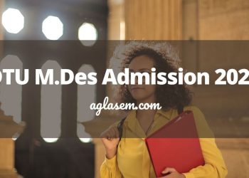 DTU M.Des Admission 2021