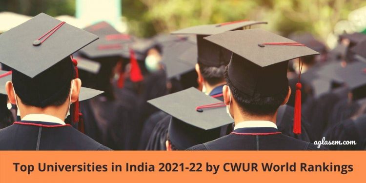 Top University in India 2021-22 by CWUR World Rankings