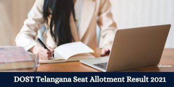 DOST Telangana Seat Allotment Result 2021