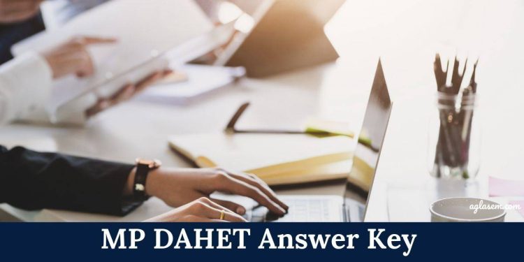 MP DAHET Answer Key 2022