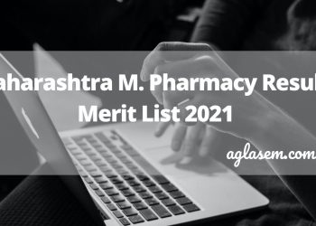 Maharashtra M. Pharmacy Result Merit List 2021