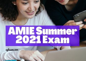 AMIE Summer 2021 Exam