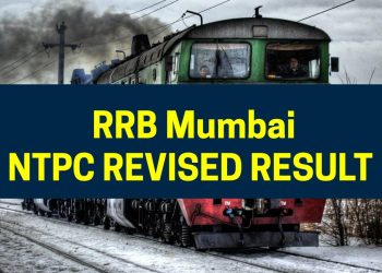 RRB Mumbai NTPC Revised Result