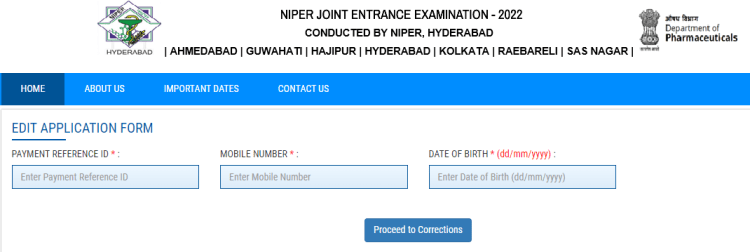 niper phd entrance exam eligibility