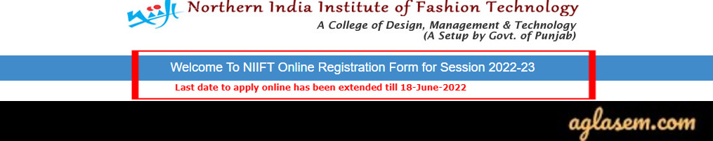 NIIFT Mohali Application Form 2022 Last Date Extended
