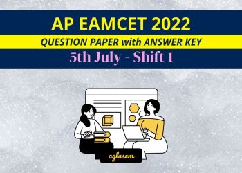 AP EAMCET 5th July 2022 Shift 1 Question Paper