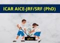 ICAR AICE-JRF SRF (PhD)