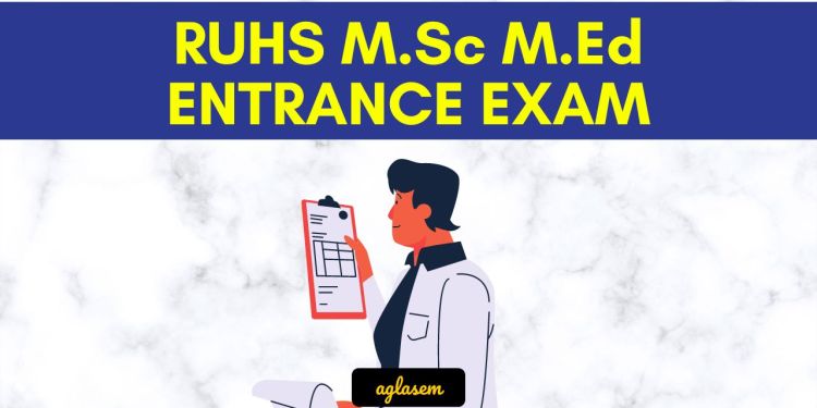 RUHS M.Sc M.Ed Entrance Test
