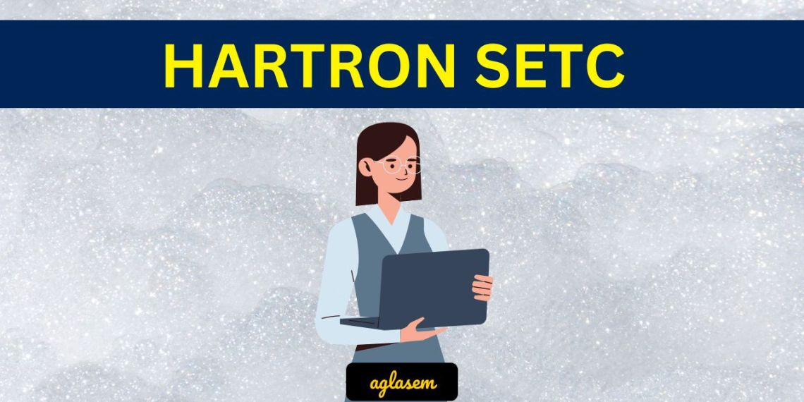 HARTRON SETC Application Form 2024 HARTRON SETC Registration, Last