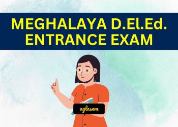 Meghalaya D.El.Ed Entrance Exam