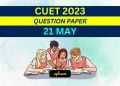 CUET Question Paper 21 May 2023