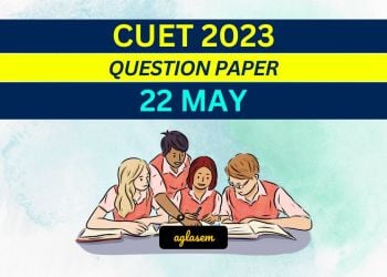CUET Question Paper 22 May