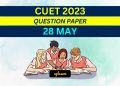 CUET Question Paper 28 May 2023